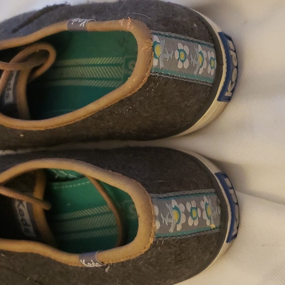 Keds Champion Fleet Gray Wool Sneakers Size 5.5 - Picture 5 of 8